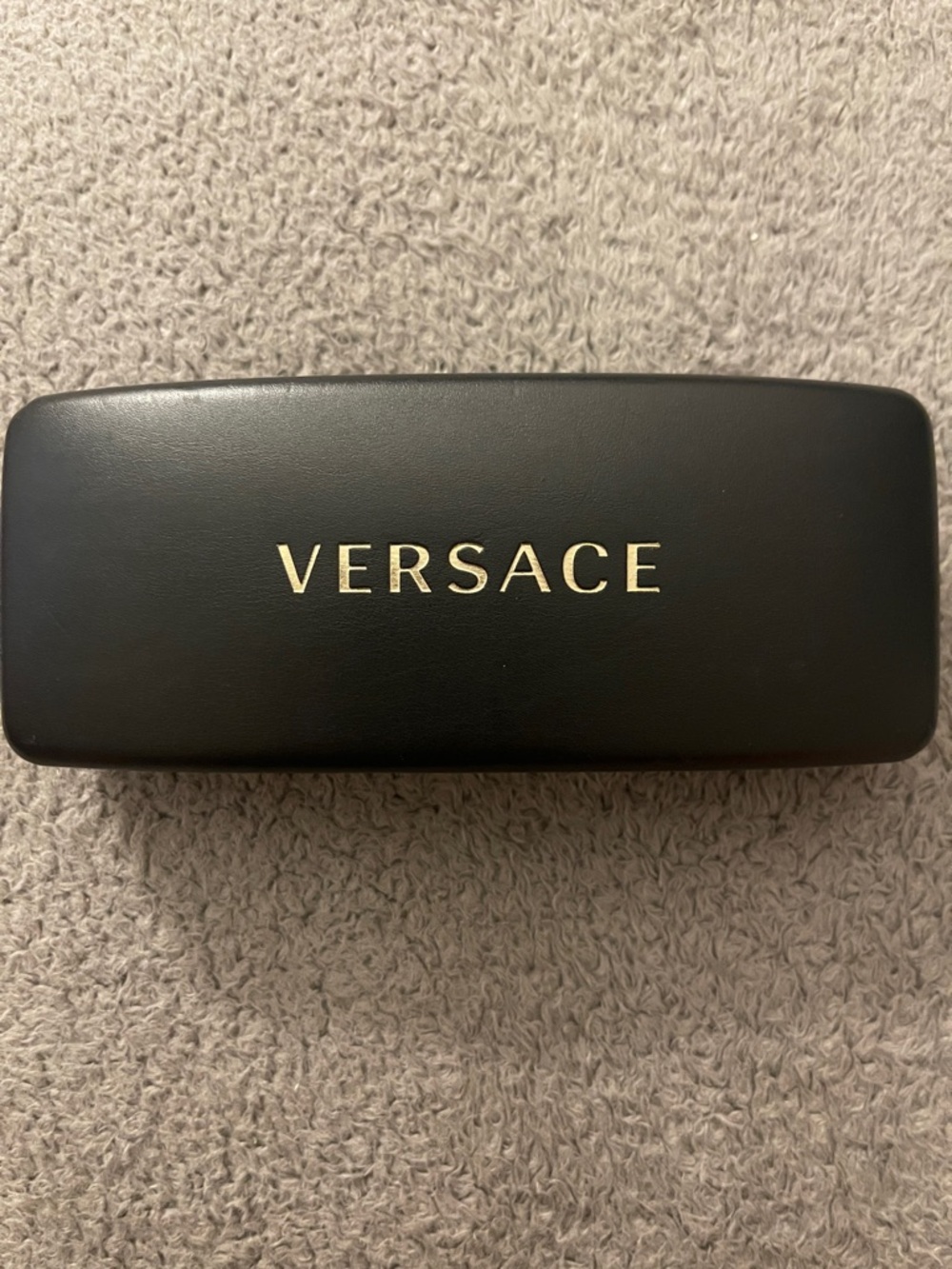 Versace Black and Gold Eyewear Case